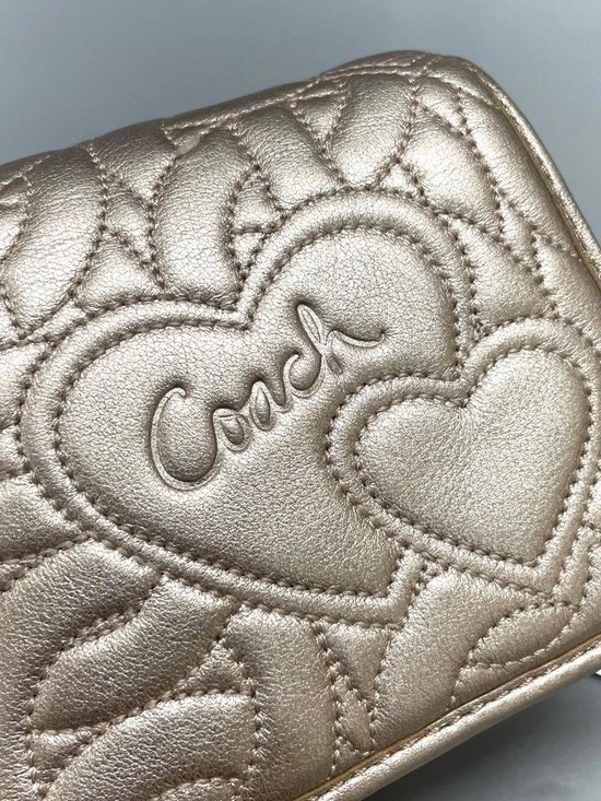 Coach Handbags - Coach Poppy Hearts Zip-Around Wallet